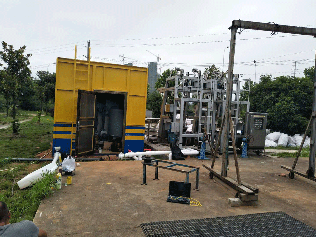 项目改造施工现场